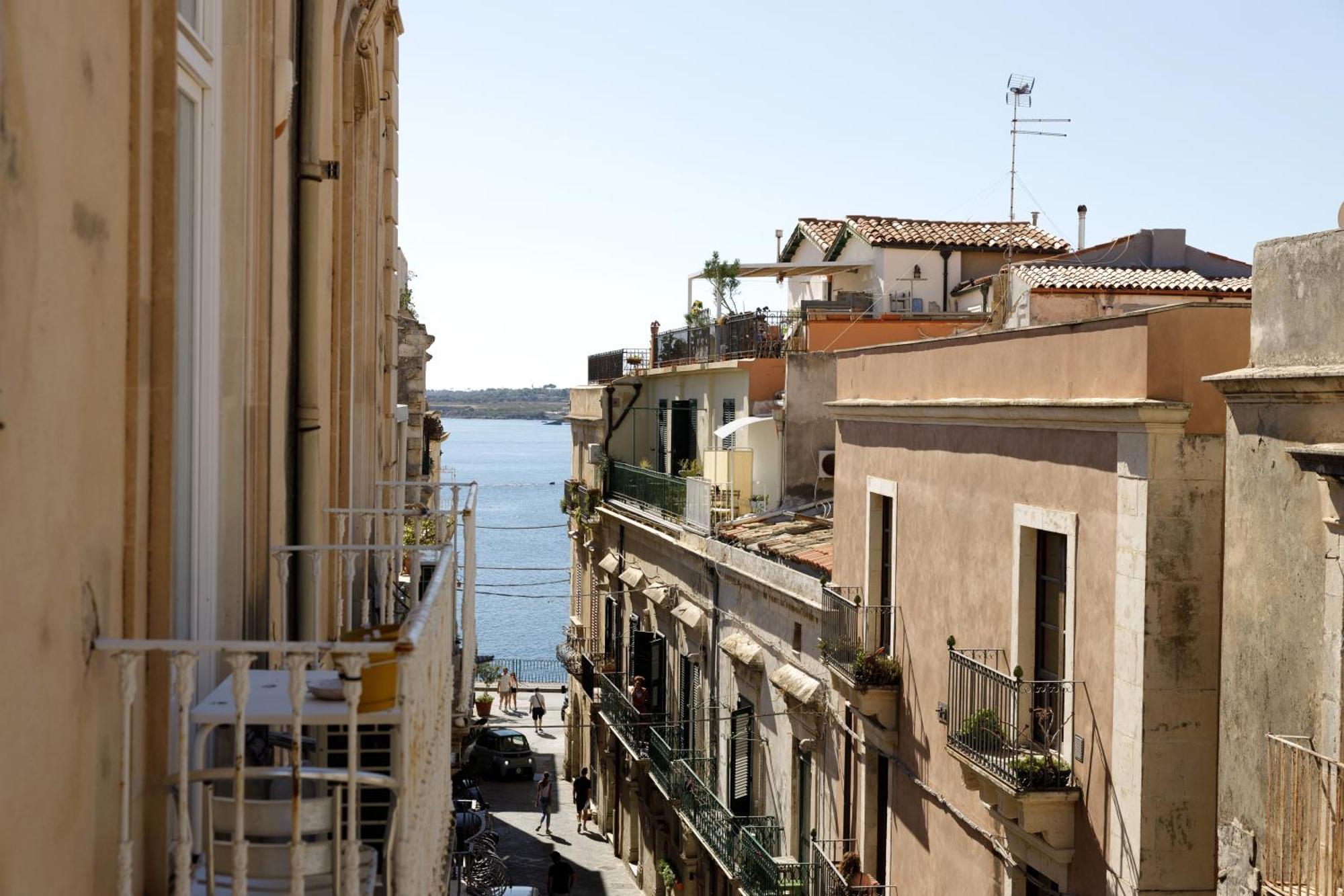 Camera Con Bagno Privato Vista Mare Ortigia Сиракузы Экстерьер фото